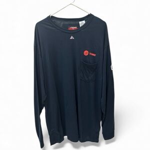 BULWARK FR Flame Resistant long-sleeve with Trane logo navy size XXL CAT 1